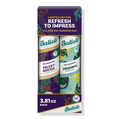 Batiste Limited Edition Original & Velvet Mocha Dry Shampoo Holiday Duo