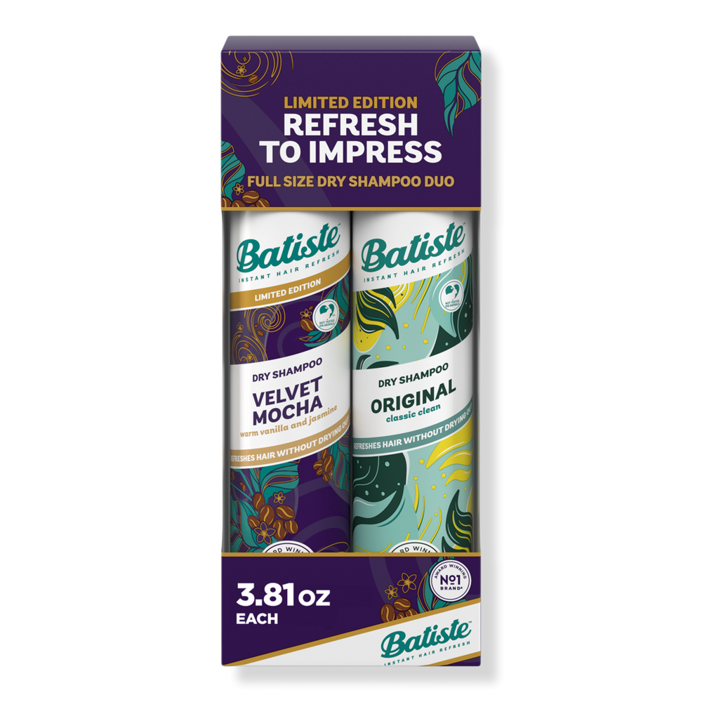 Batiste Limited Edition Original & Velvet Mocha Dry Shampoo Holiday Duo