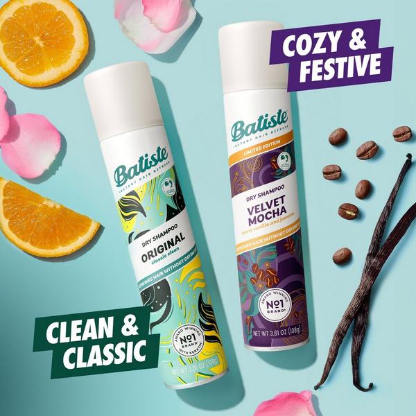 Batiste Limited Edition Original & Velvet Mocha Dry Shampoo Holiday Duo #3