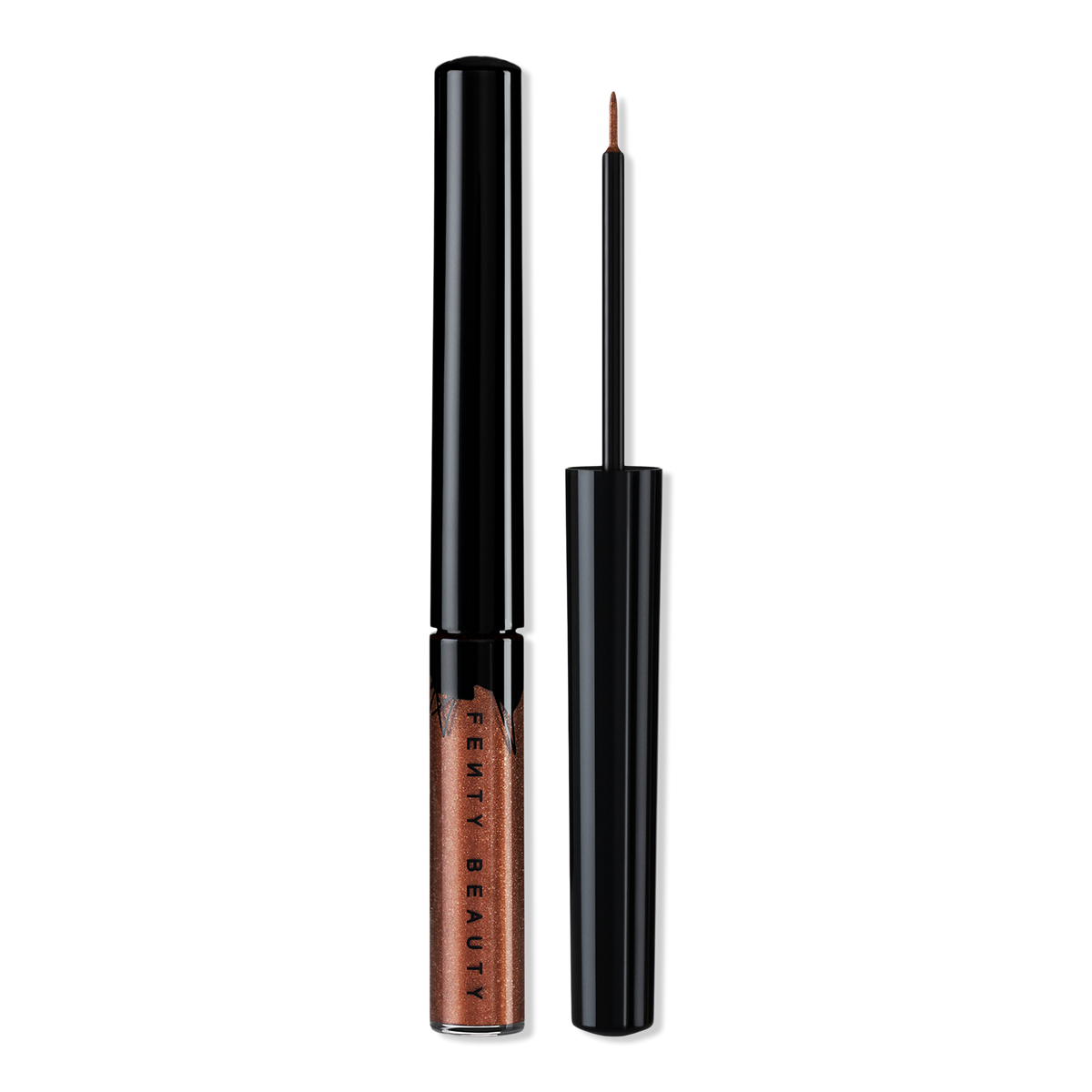 FENTY BEAUTY by Rihanna - Ritzy Rosé Glitty Lid Shimmer Liquid Eyeliner -  Bronze All Ova Collection | Ulta Beauty