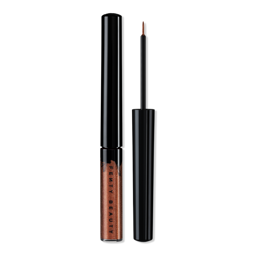 Fenty Beauty By Rihanna Glitty Lid Shimmer Liquid Eyeliner - Bronze All Ova Collection - Ritzy Rose