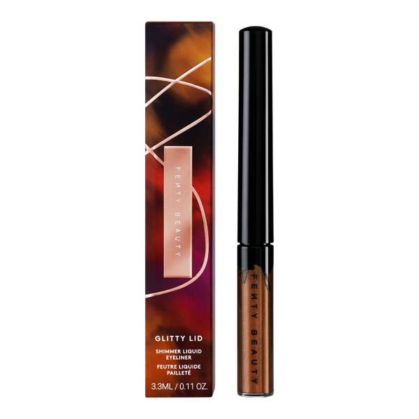 FENTY BEAUTY by Rihanna Glitty Lid Shimmer Liquid Eyeliner - Bronze All Ova Collection #3