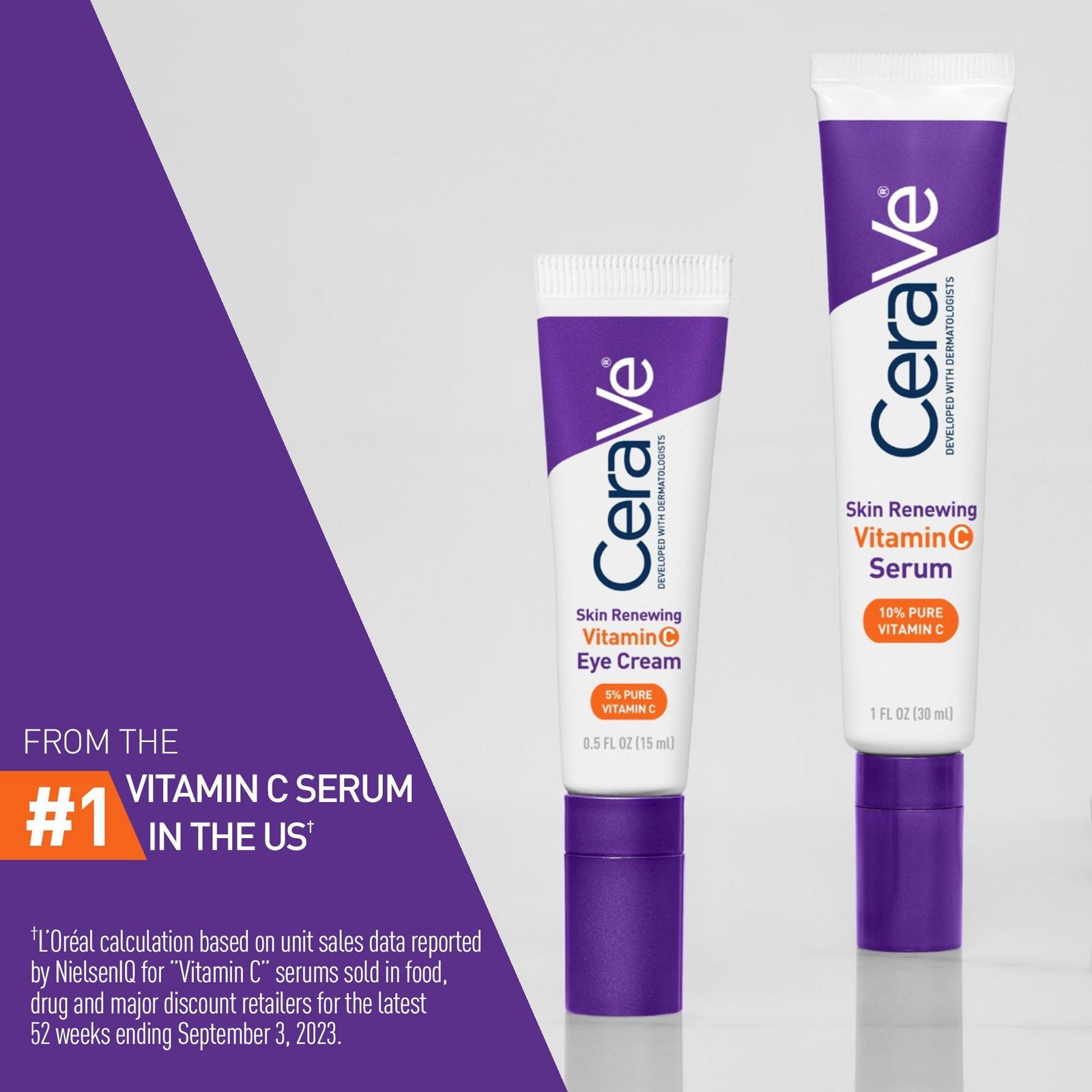 Skin Renewing Vitamin C Eye Cream, Anti-Aging Eye Treatment for Dark Circles & Puffiness