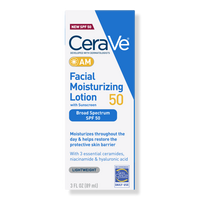 AM Lotion Face Moisturizer with SPF 50 for Balanced to Oily Skin