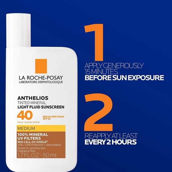 La Roche-Posay Anthelios Mineral Tinted Fluid Face Sunscreen SPF 40 #6