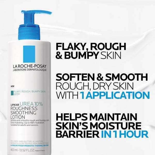 La Roche-Posay Lipikar Urea 10% Smoothing Body Lotion for Rough, Dry Skin #3