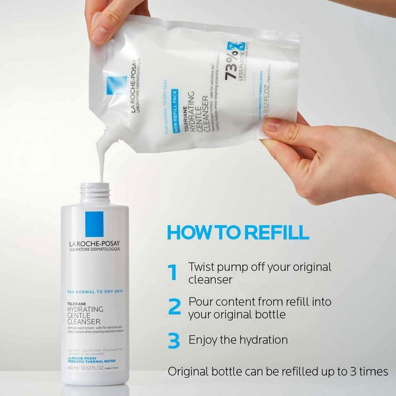 La Roche-Posay - 13.52 oz (Refill) Toleriane Hydrating Gentle Face