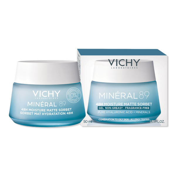 Vichy Mineral 89 48H Moisture Matte Sorbet #1