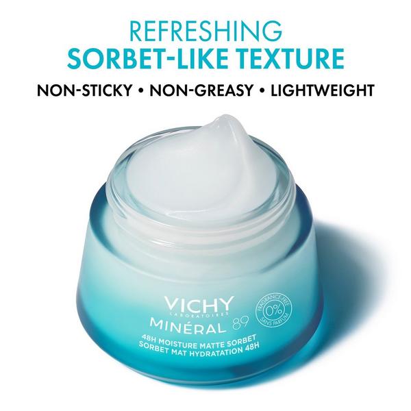 Vichy Mineral 89 48H Moisture Matte Sorbet #2