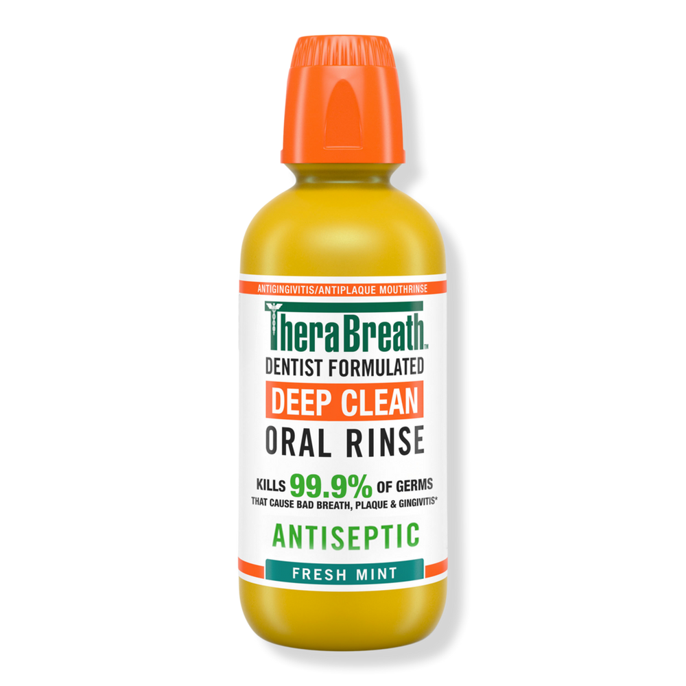 TheraBreath Deep Clean Antiseptic Oral Rinse Fresh Mint