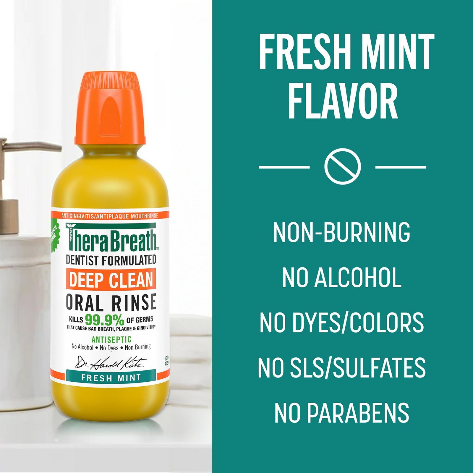 Deep Clean Antiseptic Oral Rinse Fresh Mint