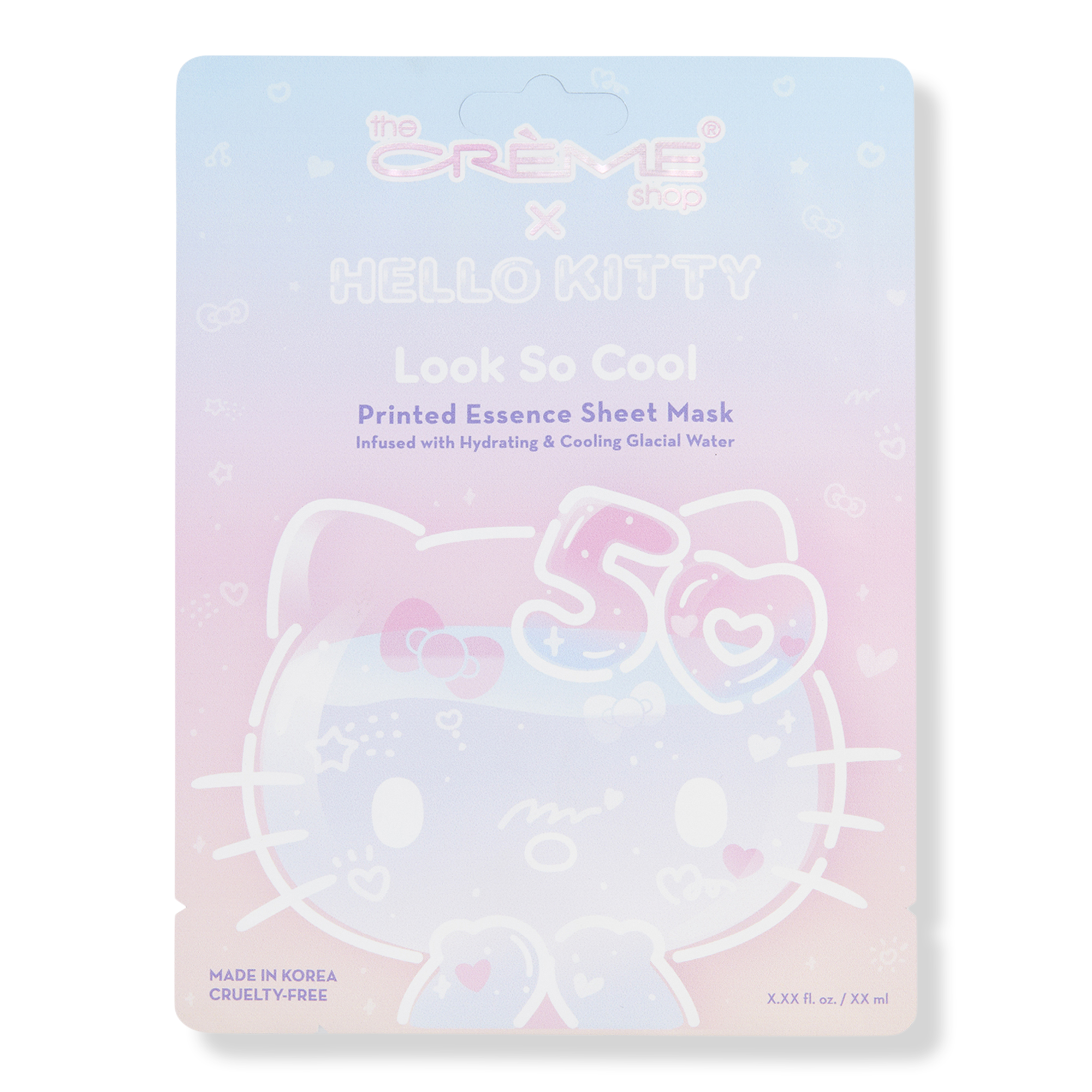 The Crème Shop Hello Kitty 50 Look So Cool Printed Essence Sheet Mask #1