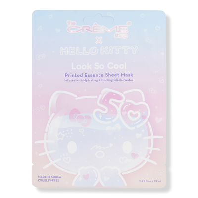 The Crème Shop Hello Kitty 50 Look So Cool Printed Essence Sheet Mask