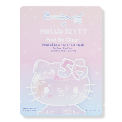 The Crème Shop Hello Kitty 50 Feel So Clear Printed Essence Sheet Mask