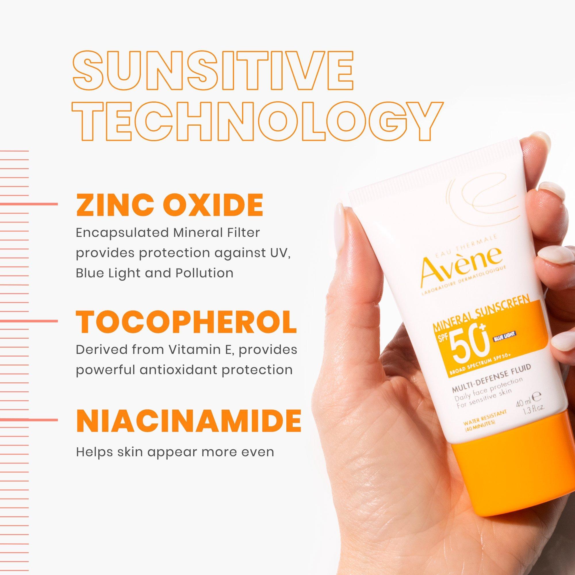 Минеральный солнцезащитный флюид многосторонней защиты SPF 50+ Avène — фото 5