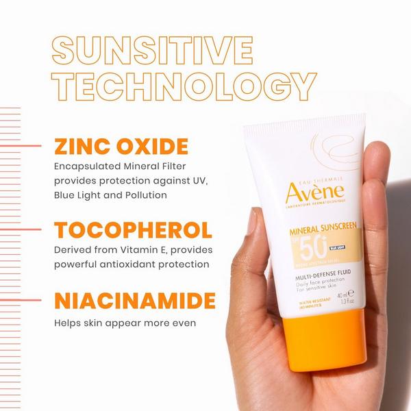 Avène Mineral Sunscreen Multi-Defense Fluid Tinted SPF 50+ #5