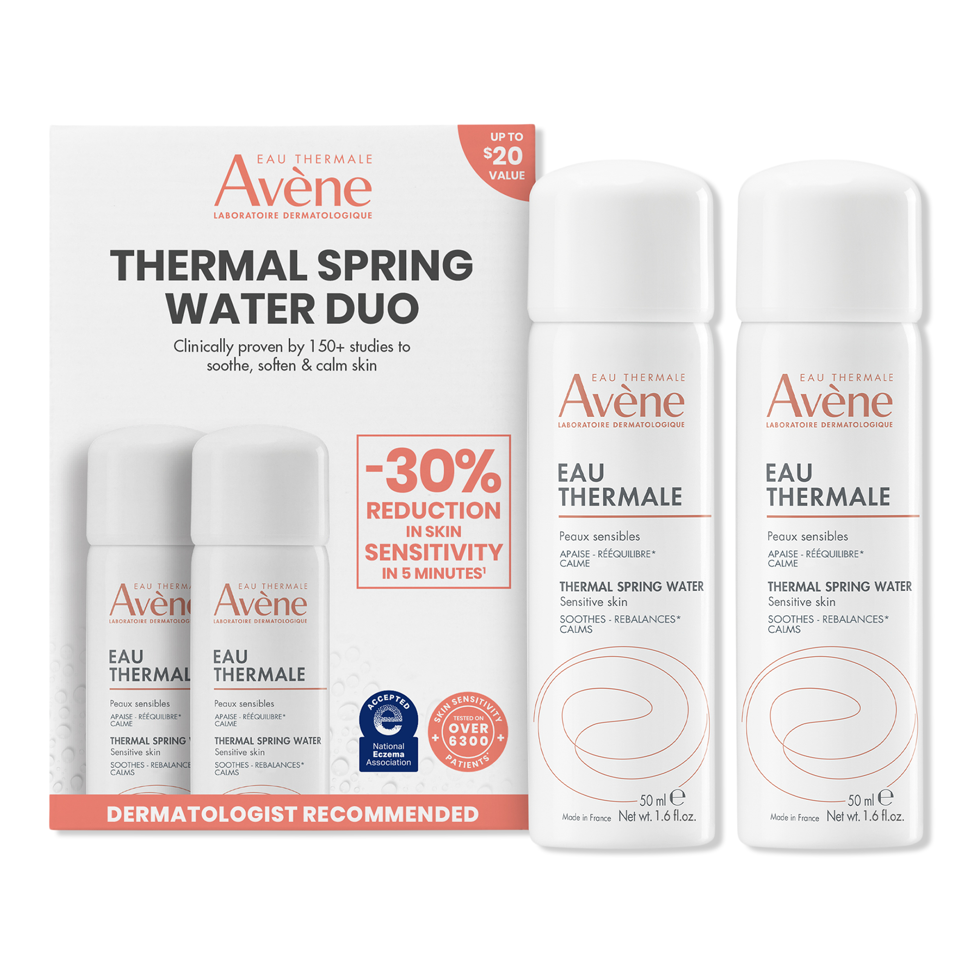 Avène Thermal Spring Water Duo Kit #1