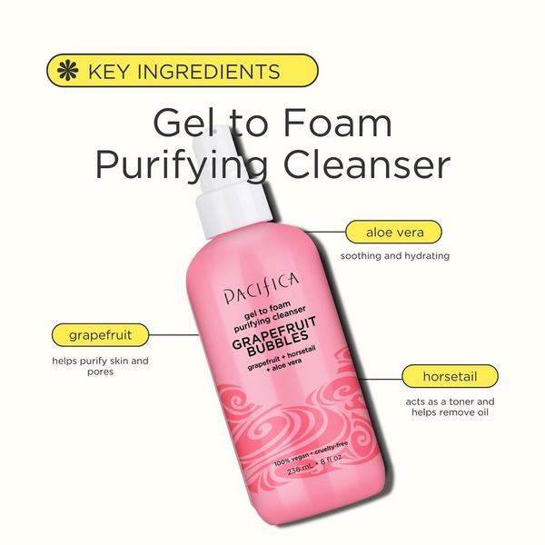 Pacifica Grapefruit Bubbles Gel Foam Cleanser #3