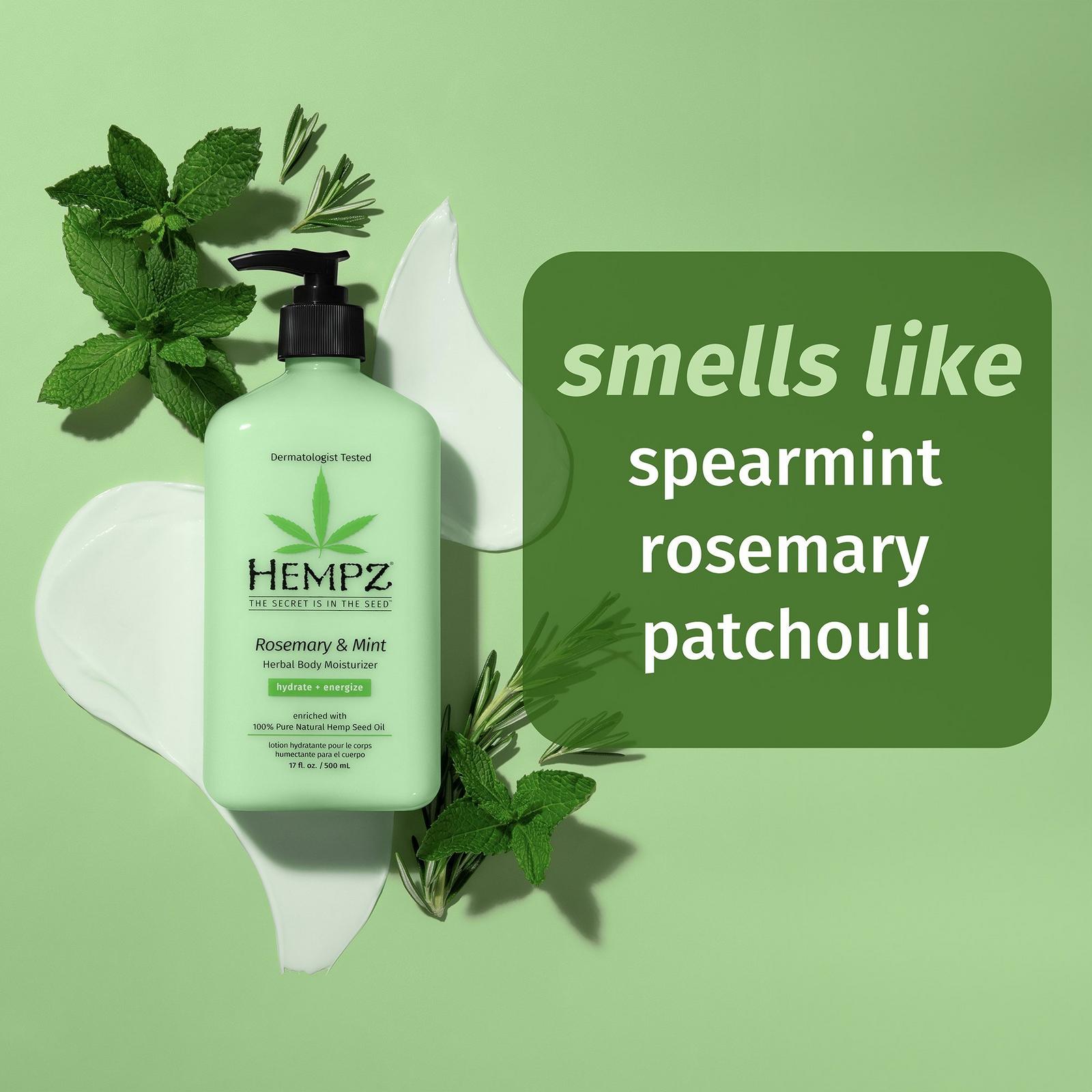 Rosemary and Mint Herbal Body Moisturizer