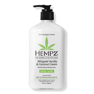 Hempz Whipped Vanilla & Coconut Cream Herbal Body Moisturizer