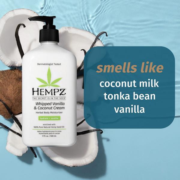 Hempz Whipped Vanilla & Coconut Cream Herbal Body Moisturizer #3