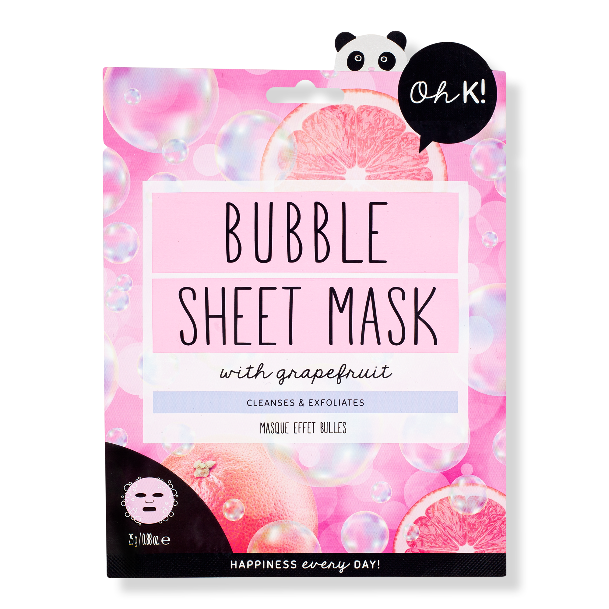 Oh K! Pink Bubble Sheet Mask with Grapefruit #1