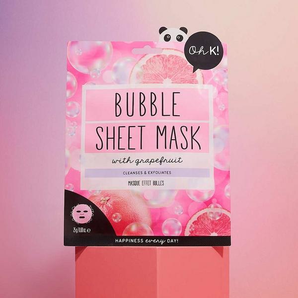 Oh K! Pink Bubble Sheet Mask with Grapefruit #4