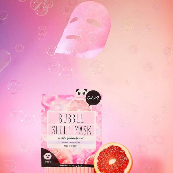 Oh K! Pink Bubble Sheet Mask with Grapefruit #5