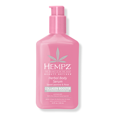 Hempz Sweet Jasmine and Rose Herbal Body Serum with Plant Collagen