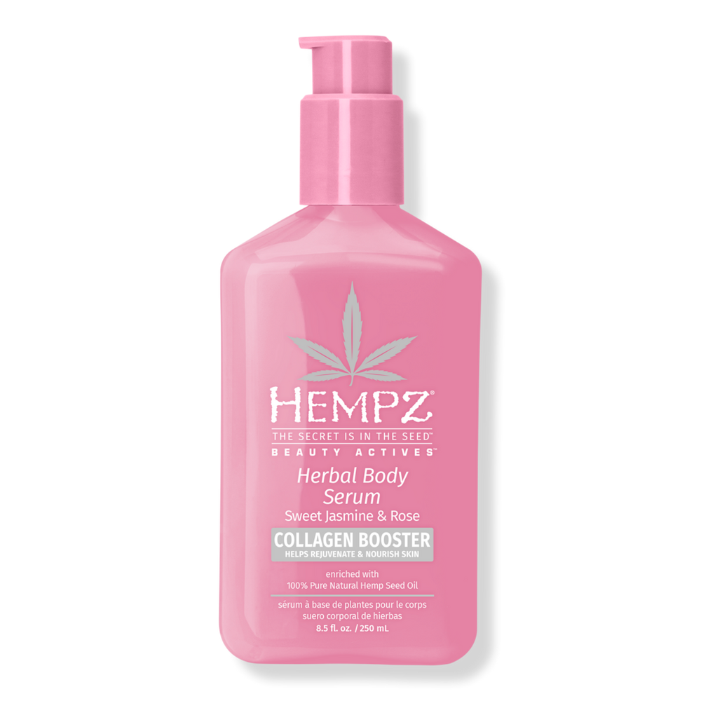 Hempz Sweet Jasmine and Rose Herbal Body Serum with Plant Collagen