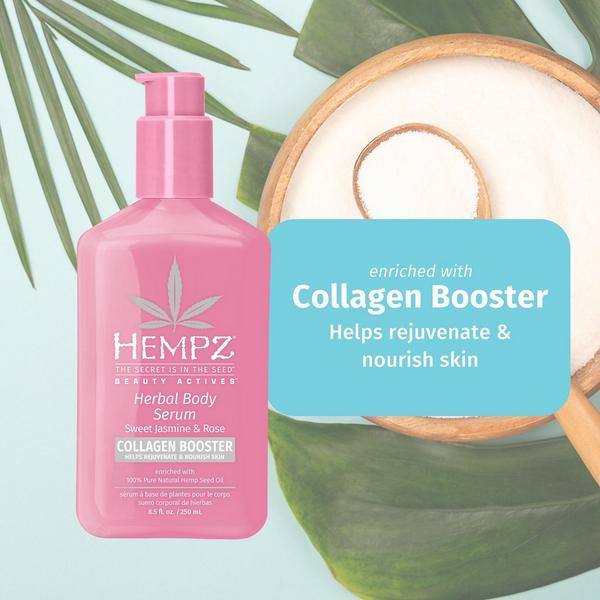 Hempz Sweet Jasmine and Rose Herbal Body Serum with Plant Collagen #2