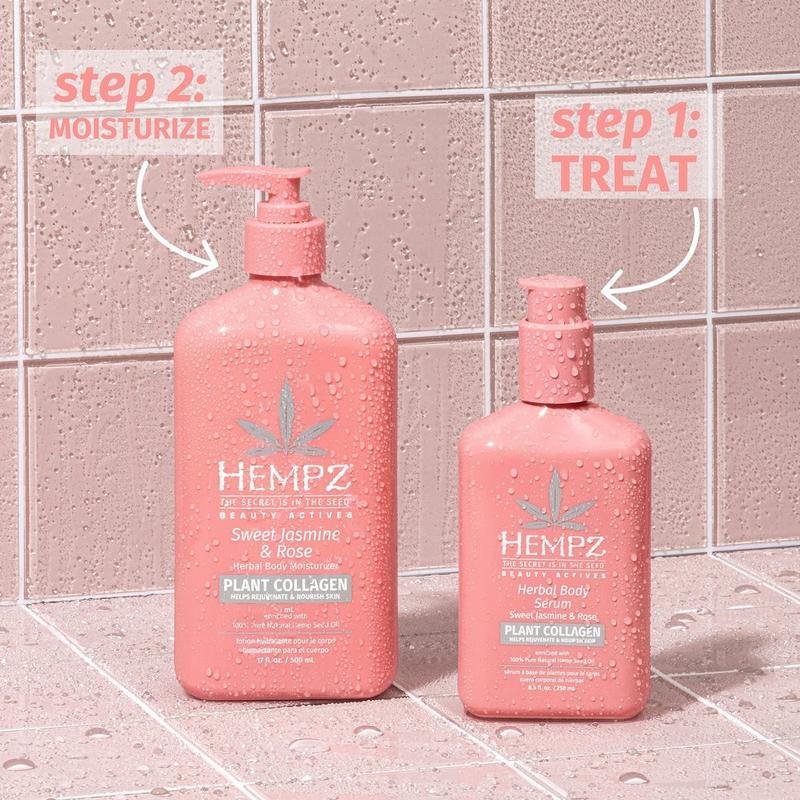 Hempz - Sweet Jasmine & Rose Body Serum with Collagen Booster