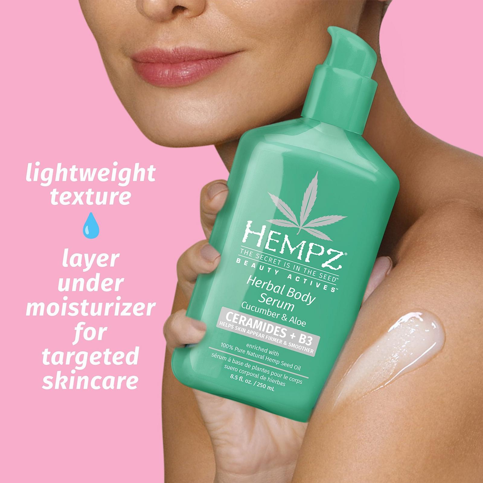 Cucumber and Aloe Herbal Body Serum With Ceramides & B3