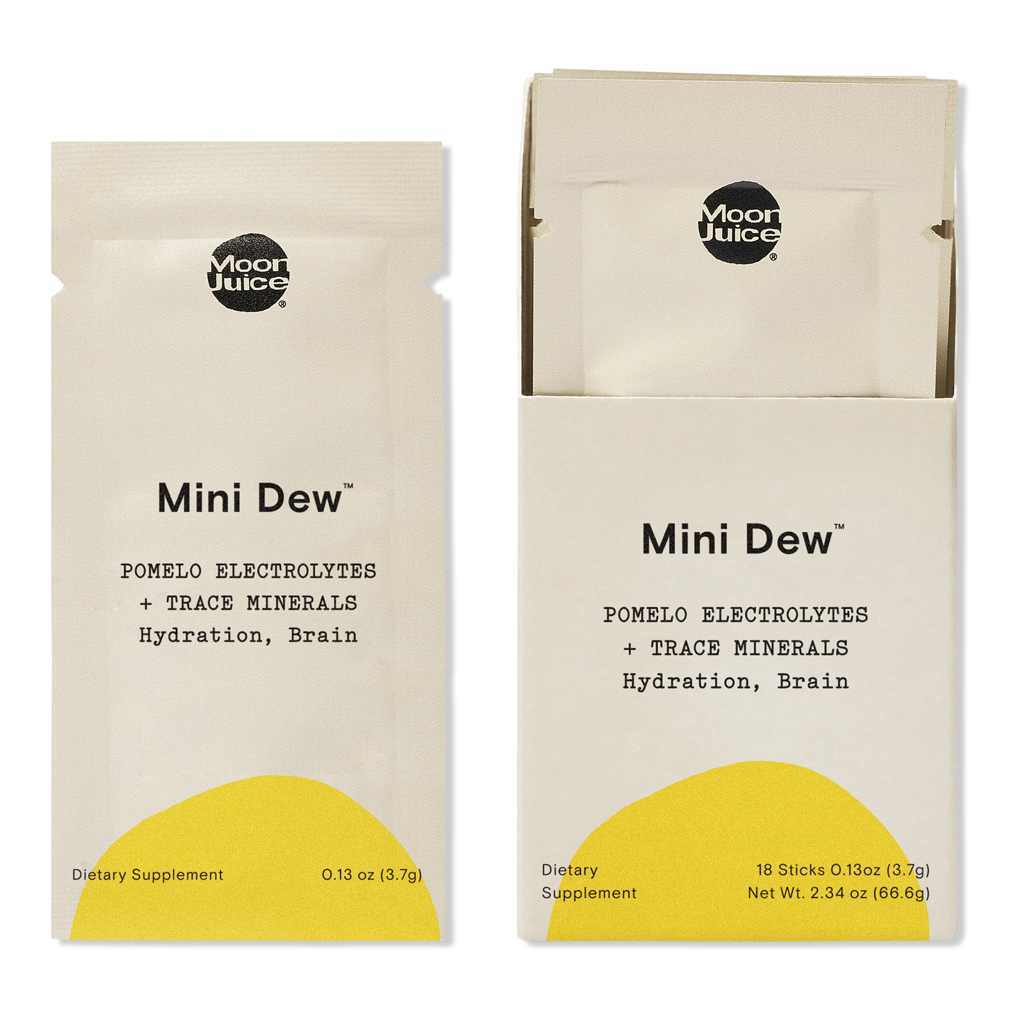 Moon Juice Mini Dew Electrolyte + Mineral Supplement Powder Sticks, #1