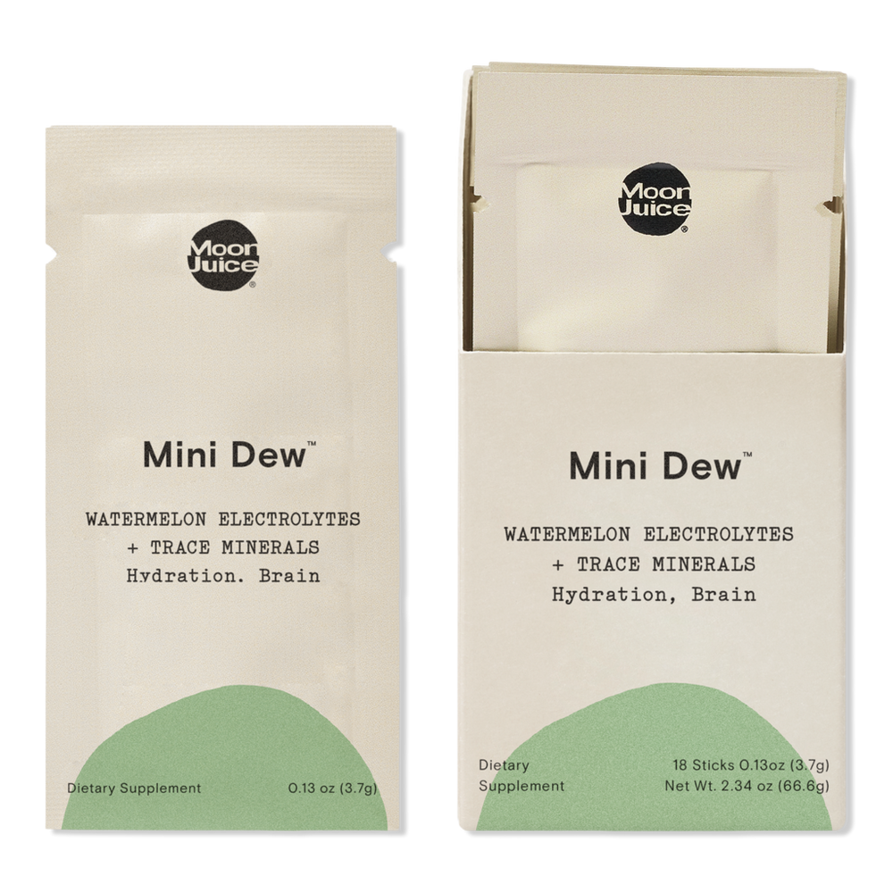Moon Juice Mini Dew Electrolyte + Mineral Supplement Powder Sticks - Watermelon