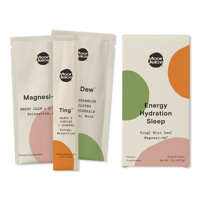 Moon Juice Cellular Waters Sticks Ting, Mini Dew & Magnesi-Om For Energy, Hydration & Sleep