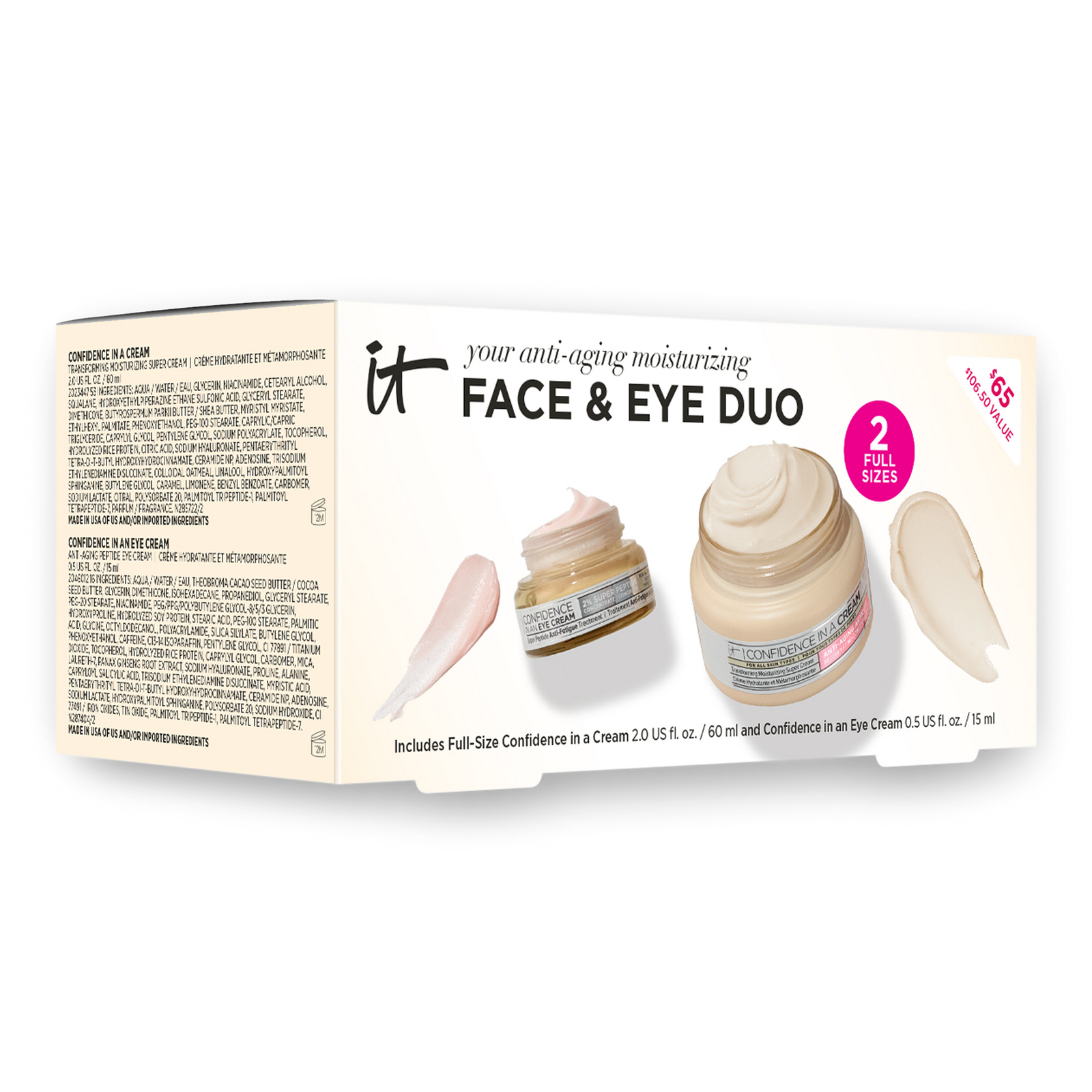Your Anti-Aging, Moisturizing Face and Eye Cream Duo