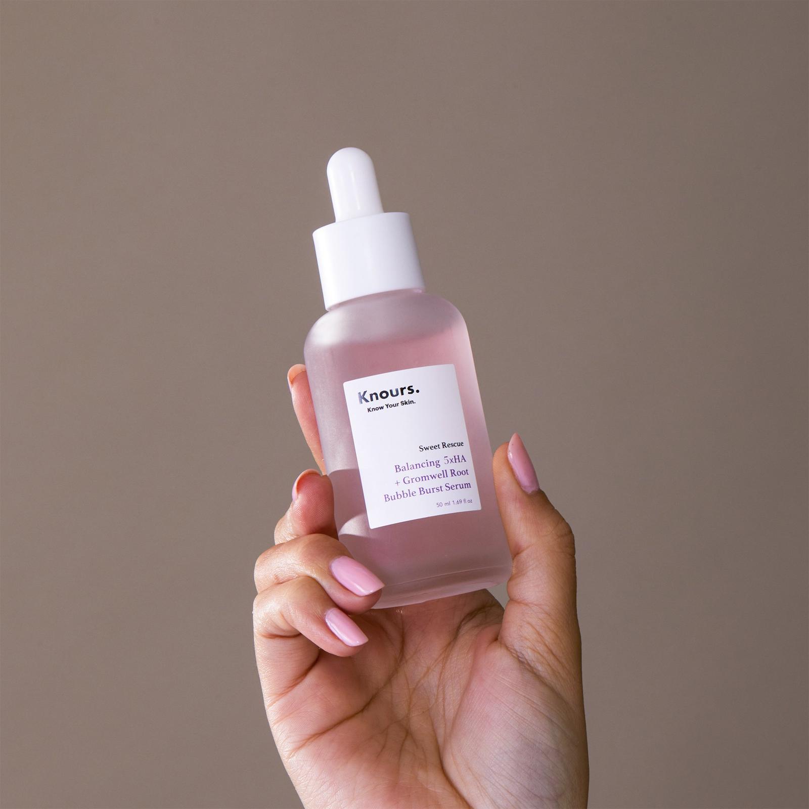 Balancing 5xHA + Gromwell Root Bubble Burst Serum