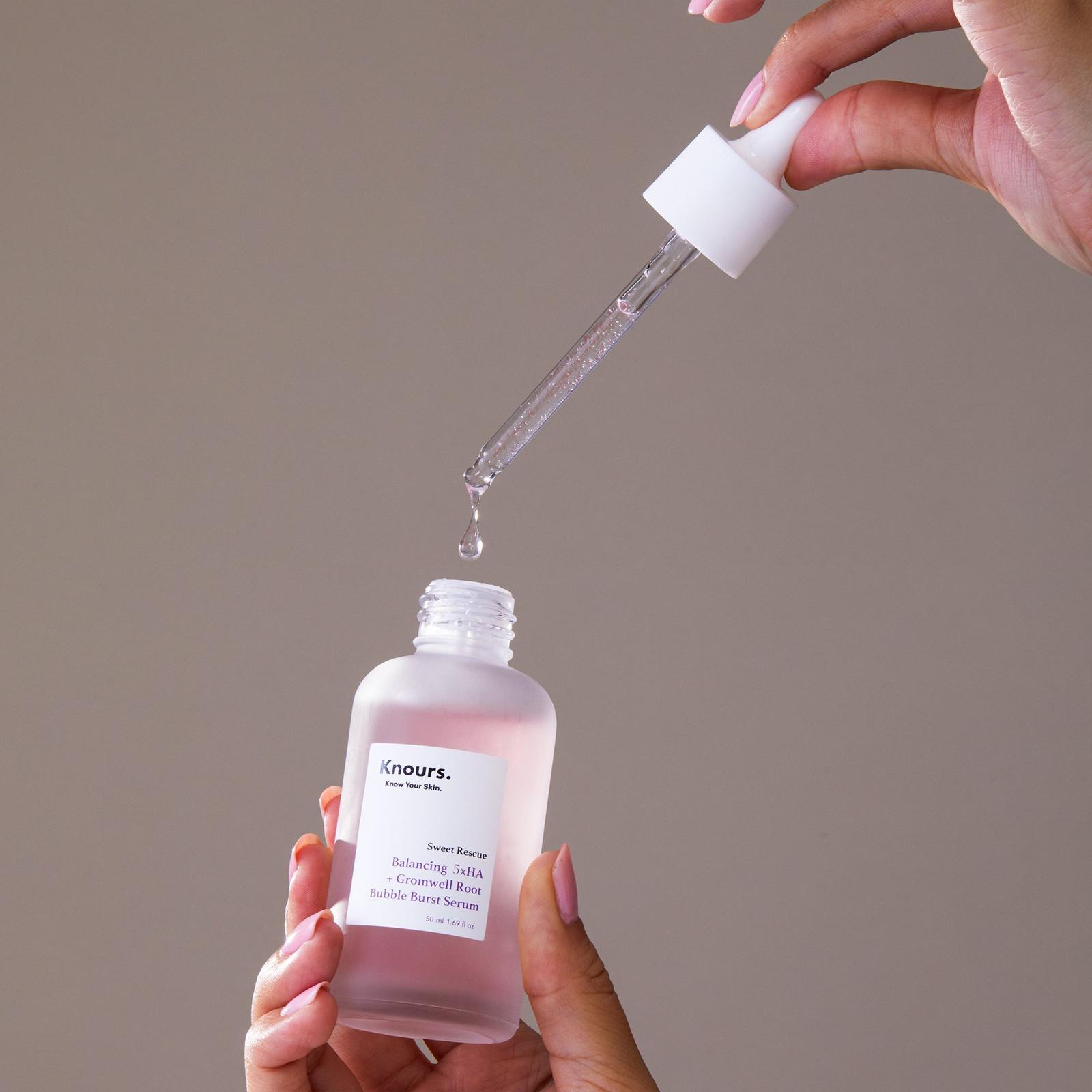 Balancing 5xHA + Gromwell Root Bubble Burst Serum