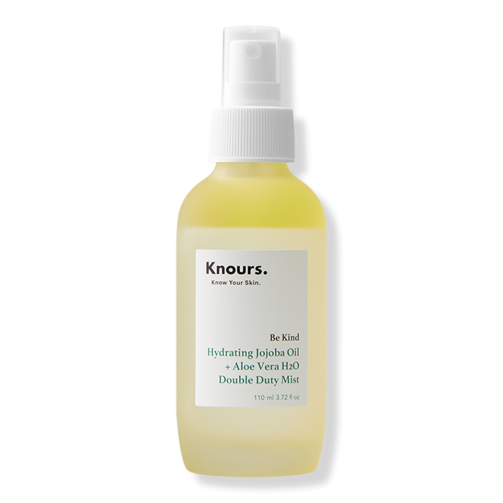 Knours. Hydrating Jojoba Oil + Aloe Vera H2o Double Duty Mist
