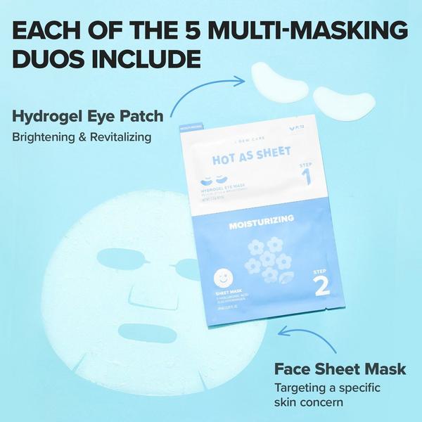 I Dew Care Hot As Sheet 5-Day Eye & Face Multi-Masking Set #3