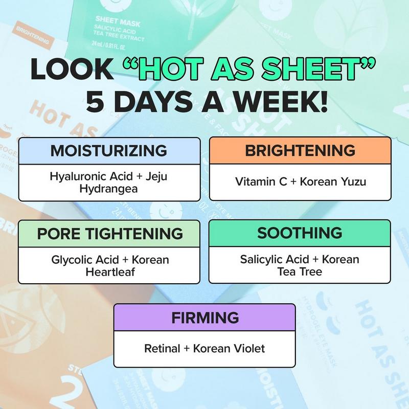 I Dew Care Hot As Sheet 5-Day Eye & Face Multi-Masking Set #8