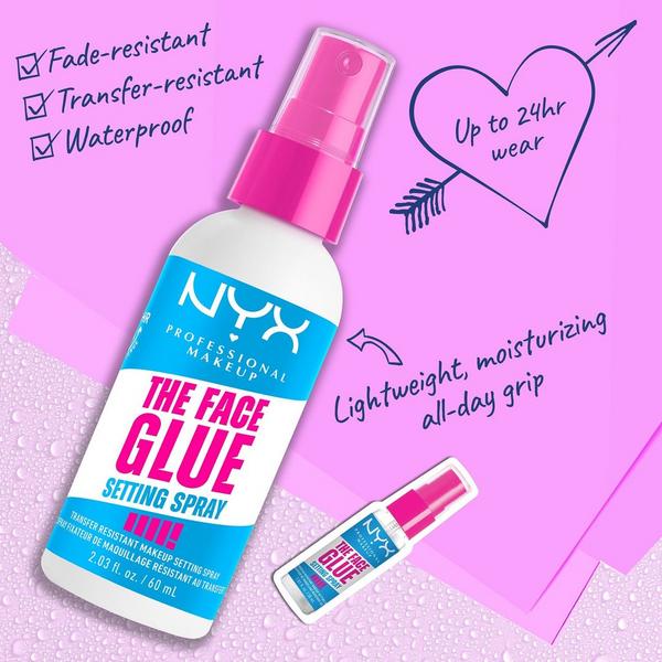 NYX Professional Makeup The Face Glue Gripping Setting Spray #5