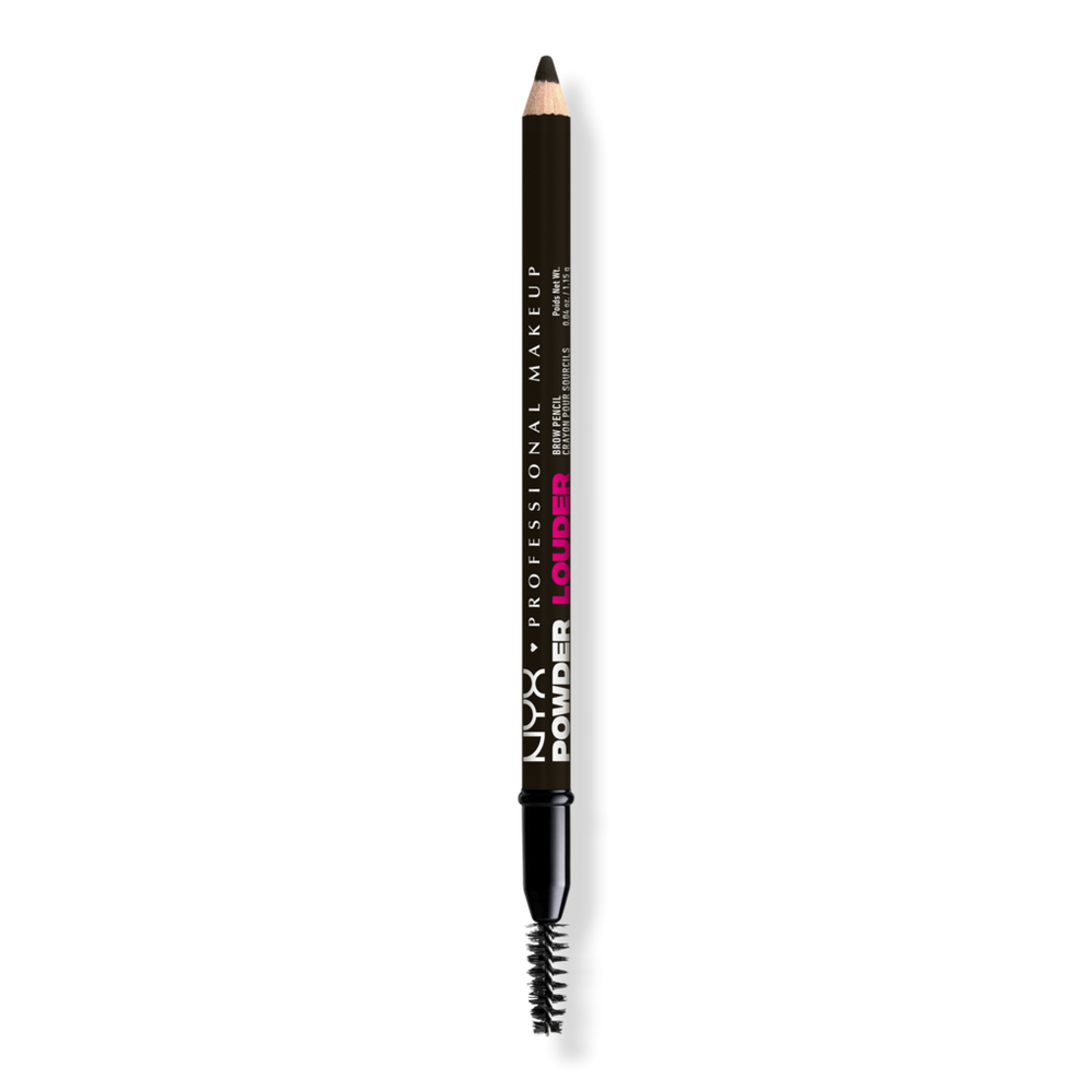 Nyx Professional Makeup Powder Louder Brow Powder Pencil - Black In Black