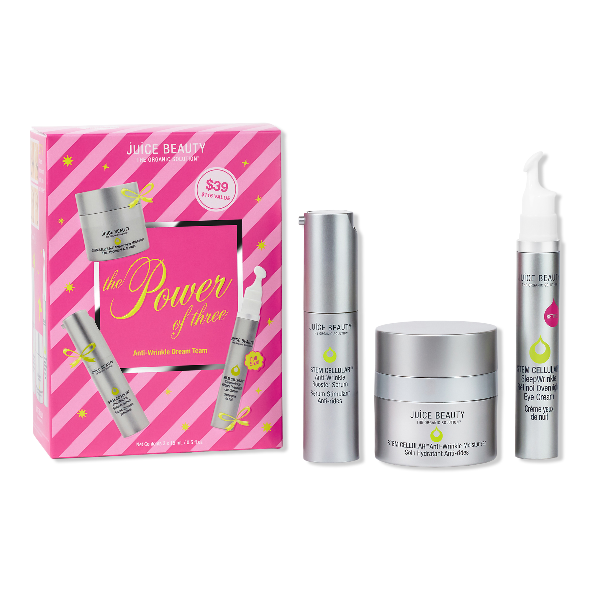 Juice Beauty The Power of Three Anti-Wrinkle Dream Team Kit #1