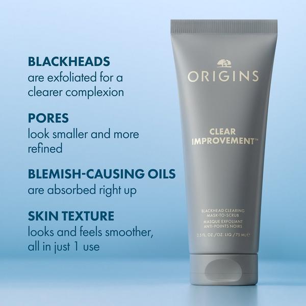 Origins Clear Improvement Blackhead Clearing Mask-to-Scrub #4