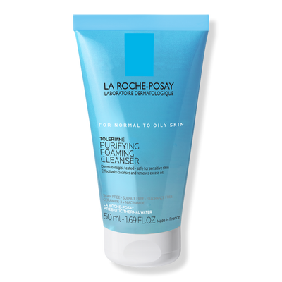 La Roche-Posay Travel Size Toleriane Purifying Foaming Face Wash for Oily Skin