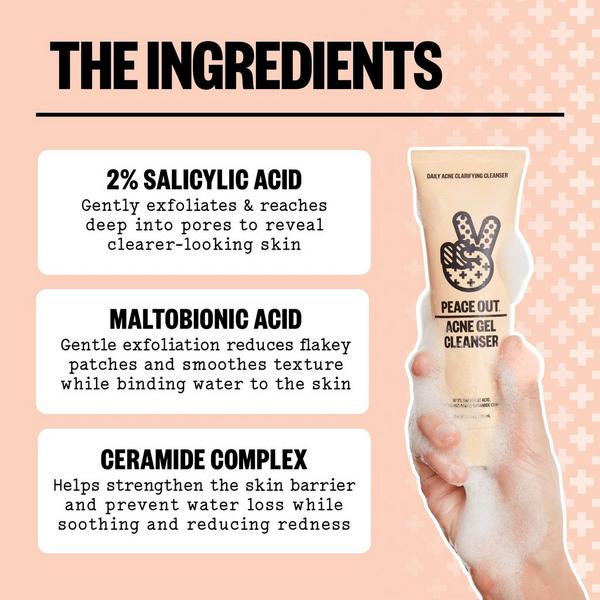 Peace Out 2% Salicylic Acid Acne Gel Cleanser #7