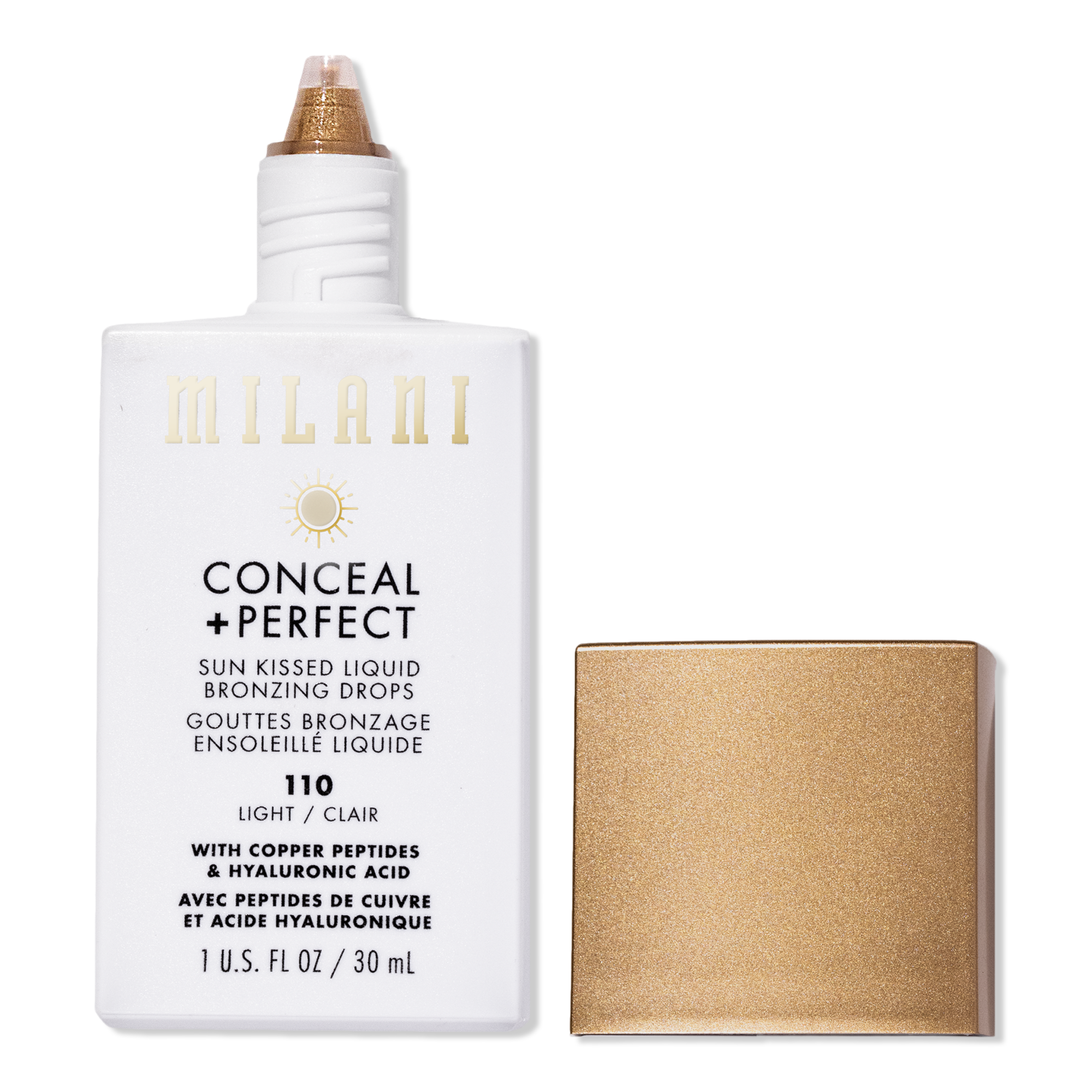 Milani Conceal + Perfect Sun Kissed Liquid Bronzing Drops #1