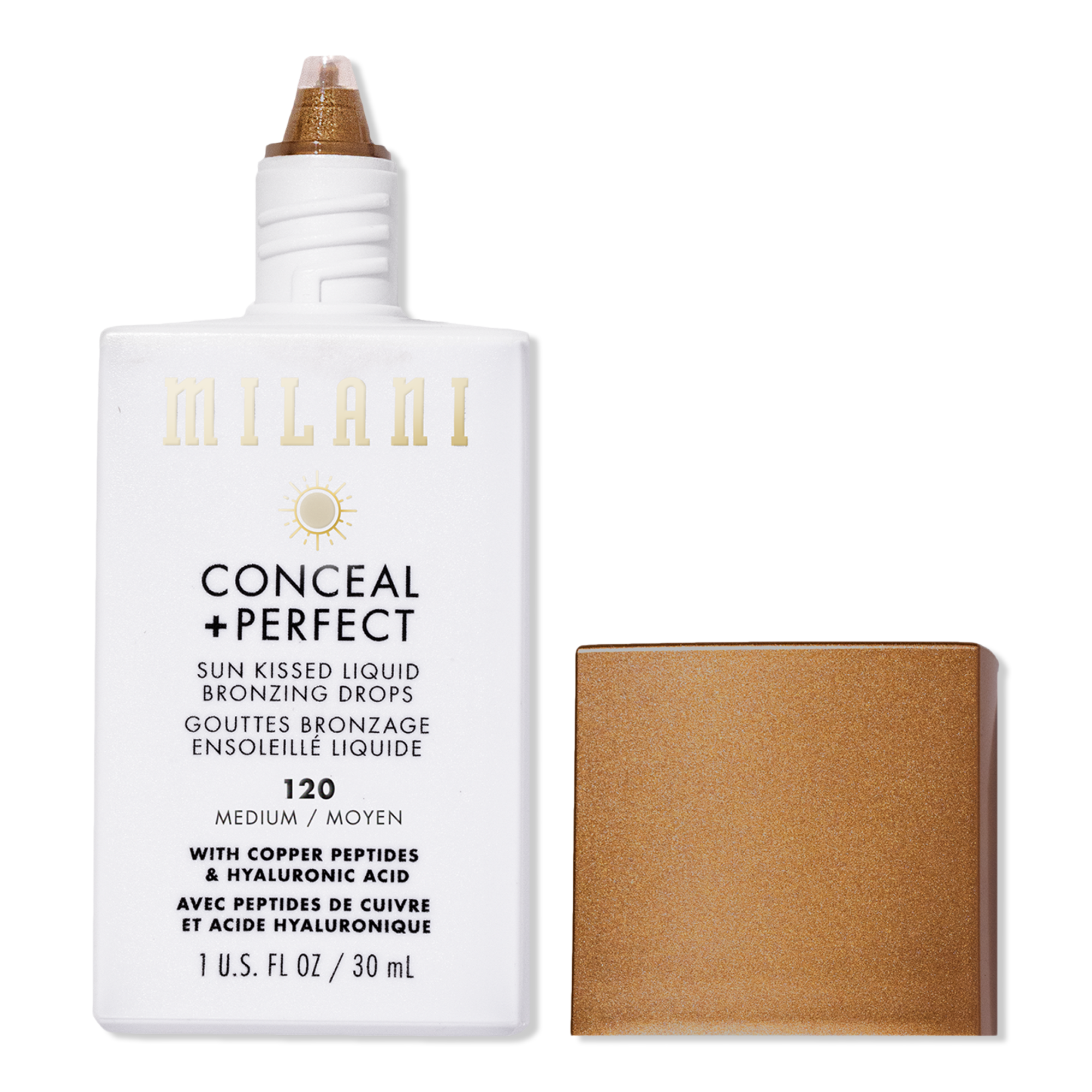 Milani Conceal + Perfect Sun Kissed Liquid Bronzing Drops #1